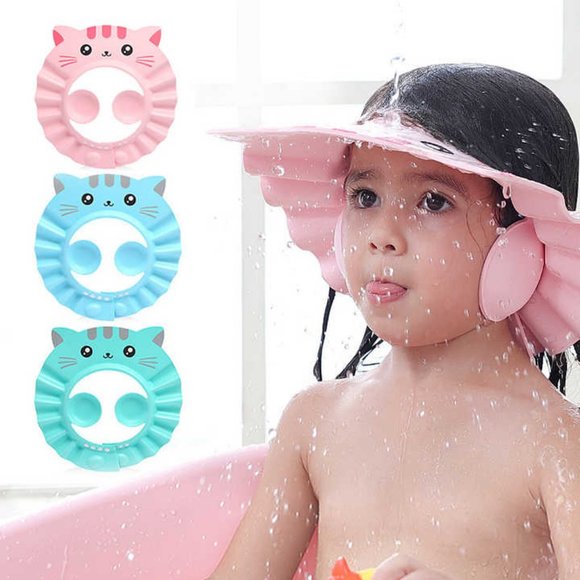 Adjustable Shower Cap for Kids with Ear Protection - Picture 2 of 10